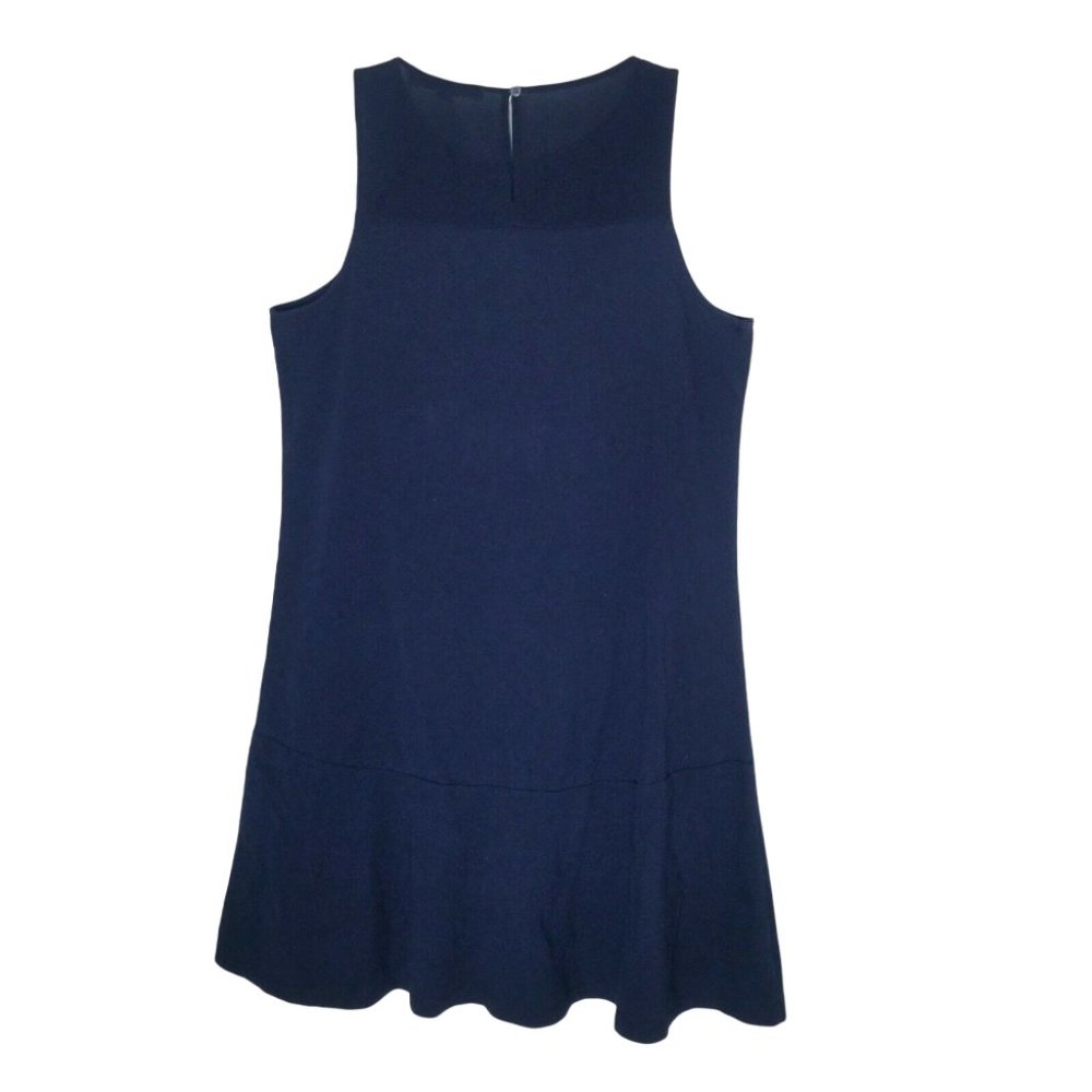 Loft Lace Detail Sleeveless Flounce Hem Dress Women Size Small - Picture 4 of 16
